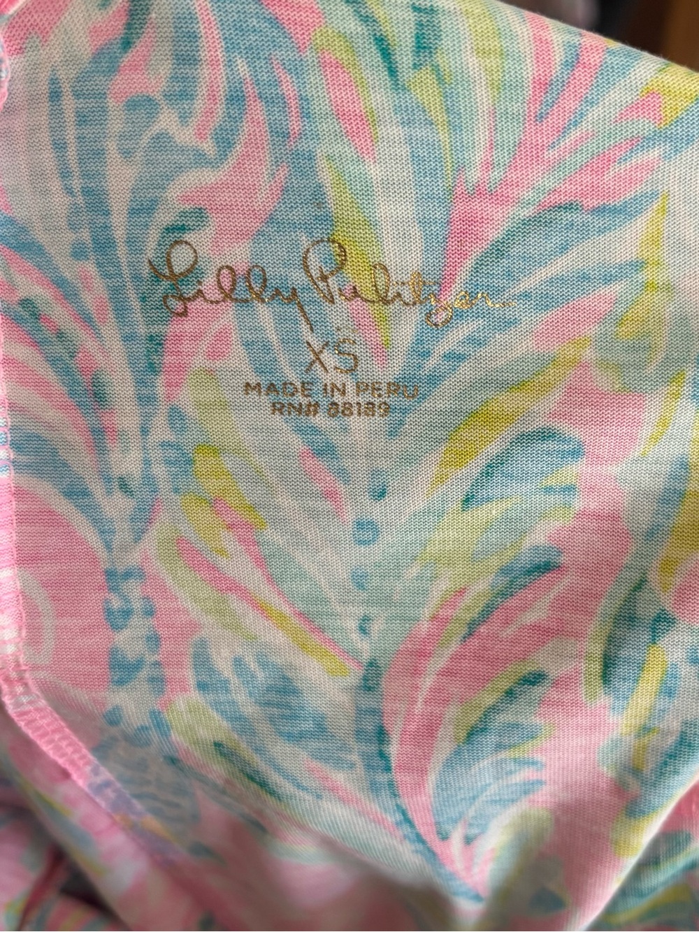 Lilly Pulitzer Kristen Flounce Dress Size XS Sleeveless Unicorn Of The Sea Pink - Picture 3 of 10